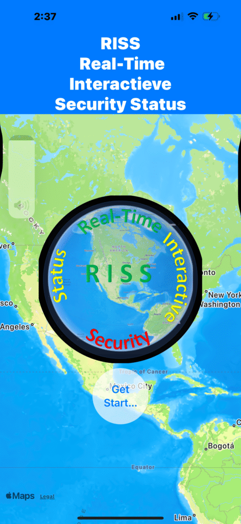 RISS - Start Up Page