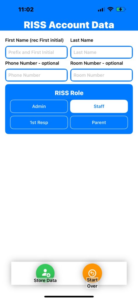 RISS Account Data