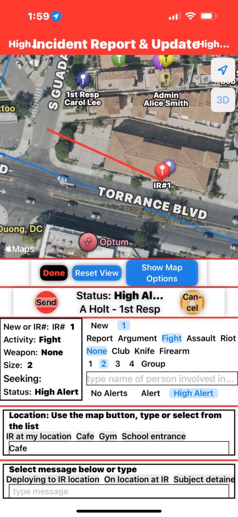 Incident Report Update